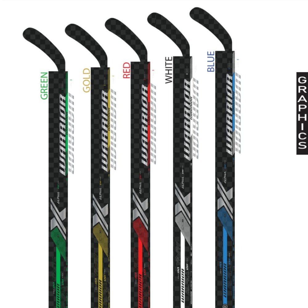 Warrior Alpha T8 Semi - Custom Composite Hockey Stick - Custom Player Sticks