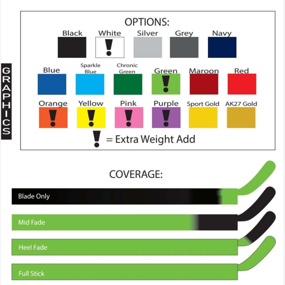 Warrior Alpha T8 Semi - Custom Composite Hockey Stick - Custom Player Sticks